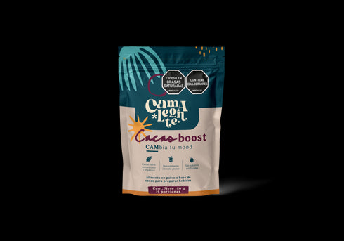 CACAO BOOST DOY PACK 150G CAMALEONTE